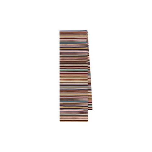 Paul Smith Signature Stripe Merino Ull Sjal Multicolor, Unisex