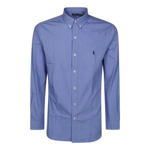 Ralph Lauren Stretch Poplin Skjorta Blue, Herr