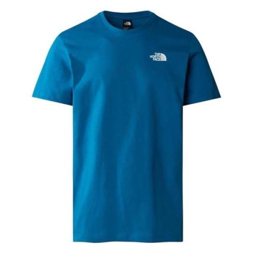 The North Face Röd Box Celebration T-shirt Blue, Herr