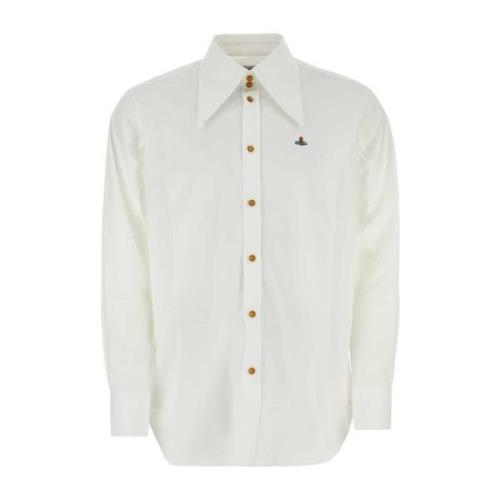 Vivienne Westwood Klassisk Vit Poplin Skjorta White, Herr