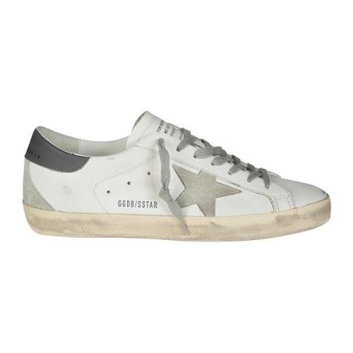 Golden Goose Suede Star Heel Sneakers White, Herr