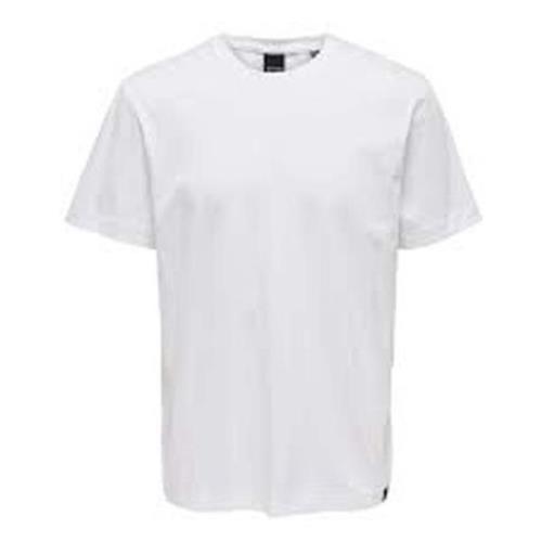 Only & Sons Max T-shirt White, Herr