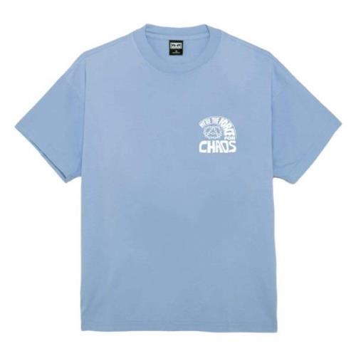 Obey Fredsprogram T-shirt Blue, Herr