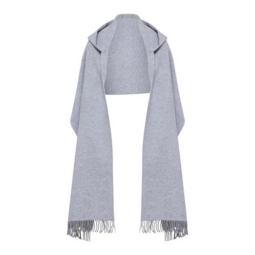 Brunello Cucinelli Ljusgrå Halsduk Elegant Stil Gray, Dam