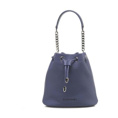 Orciani Lila Handväska Aw24 Blue, Dam