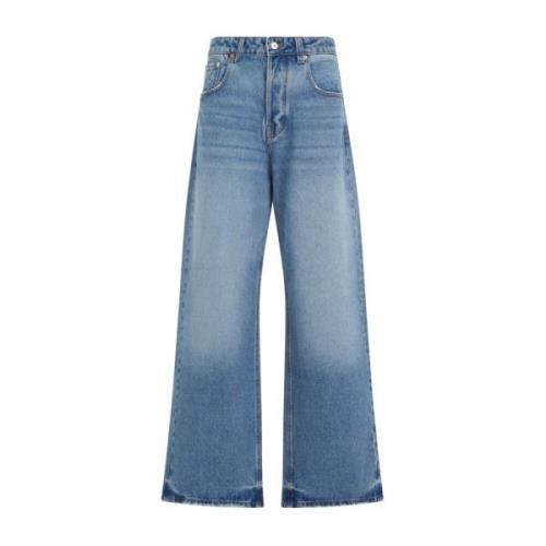 Jacquemus Blå Tabac Stora Jeans Blue, Dam