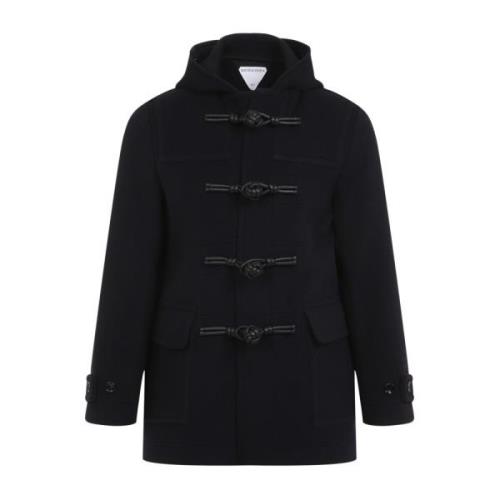 Bottega Veneta Navy Duffle Coat Blue, Dam