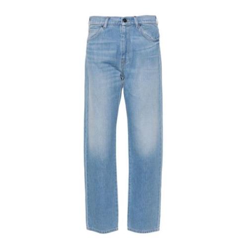 Max Mara Blå denim jeans med fem fickor Blue, Dam