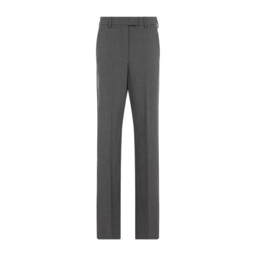 Valentino Melange Wide Leg Pant Gray, Dam