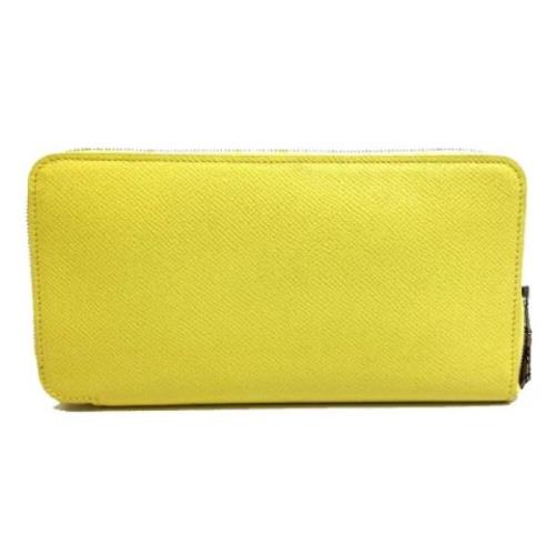 Hermès Vintage Pre-owned Laeder plnbcker Yellow, Dam