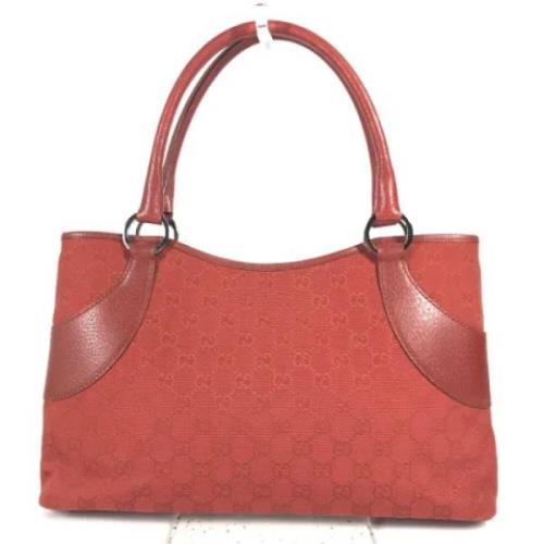 Gucci Vintage Pre-owned Laeder gucci-vskor Red, Dam