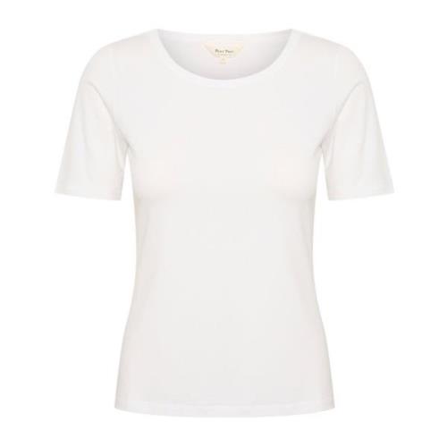 Part Two Vit Båthals T-shirt White, Dam