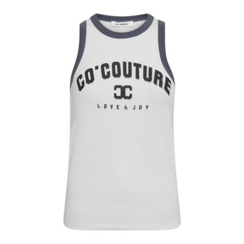 Co'Couture Sportig Edgecc Tank Top Vit White, Dam