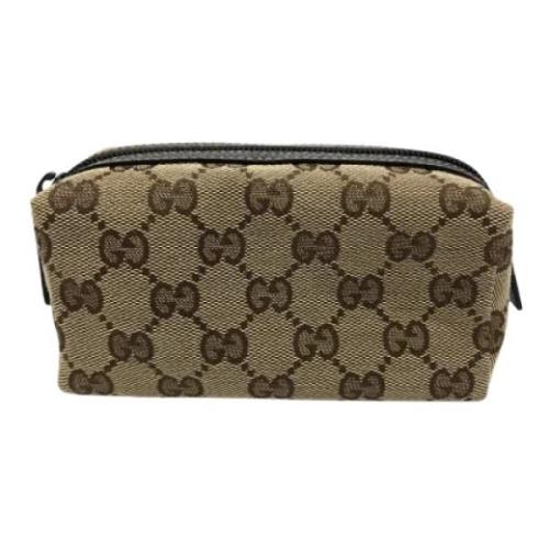 Gucci Vintage Pre-owned Canvas gucci-vskor Brown, Dam