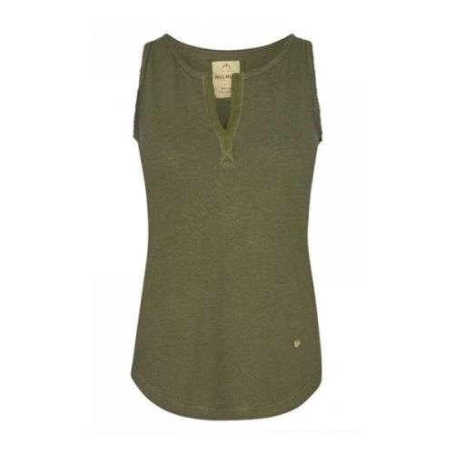 MOS Mosh Sleeveless Tops Green, Dam