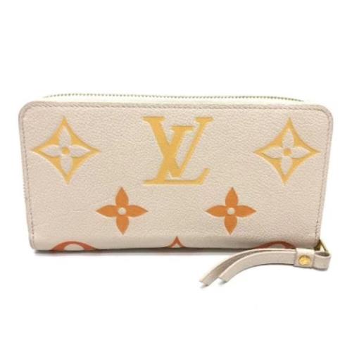 Louis Vuitton Vintage Pre-owned Tyg plnbcker Beige, Dam