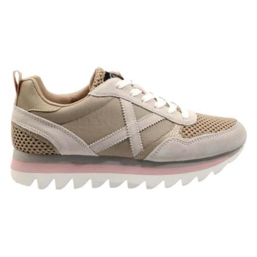 Munich Ripple Sneakers Beige, Dam