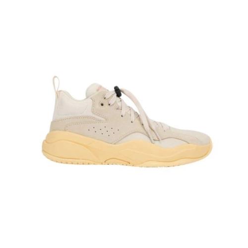 Brandblack Höga Top Sneakers Beige, Dam