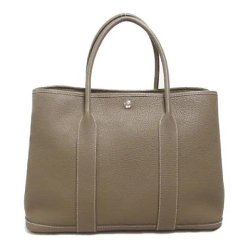 Hermès Vintage Pre-owned Laeder totevskor Beige, Dam