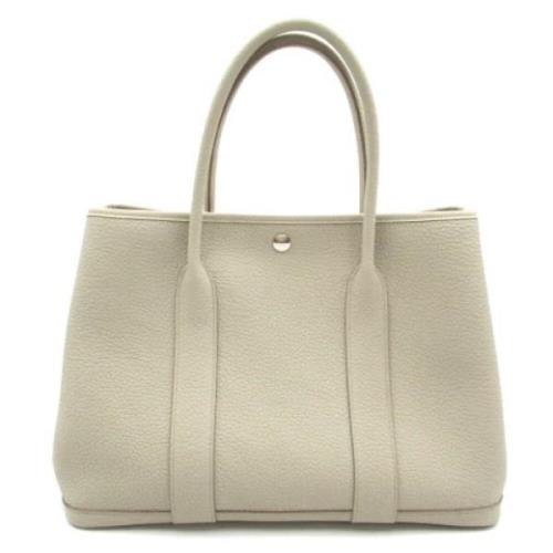 Hermès Vintage Pre-owned Laeder handvskor Beige, Dam