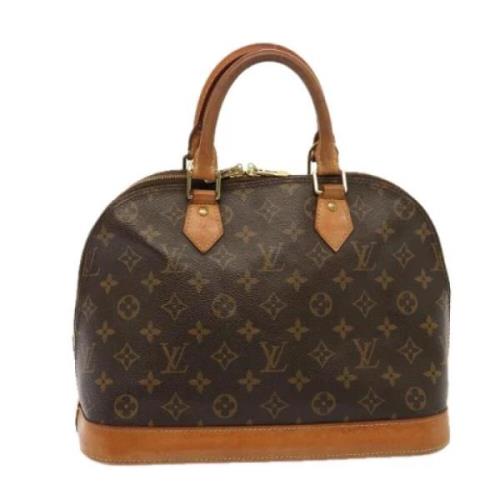 Louis Vuitton Vintage Pre-owned Canvas handvskor Brown, Dam