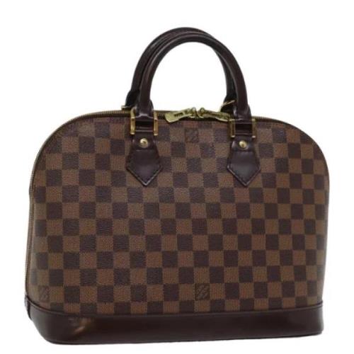 Louis Vuitton Vintage Pre-owned Canvas handvskor Brown, Dam