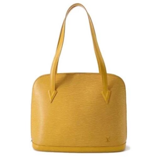 Louis Vuitton Vintage Pre-owned Laeder louis-vuitton-vskor Yellow, Dam