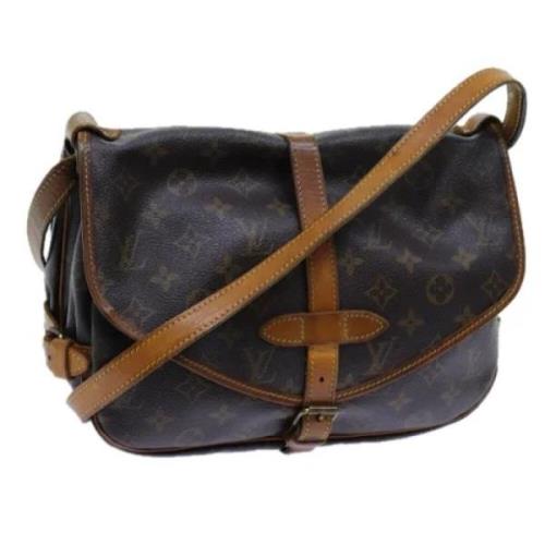 Louis Vuitton Vintage Pre-owned Canvas louis-vuitton-vskor Brown, Dam