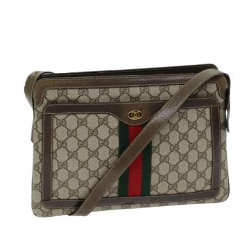 Gucci Vintage Pre-owned Laeder gucci-vskor Beige, Dam