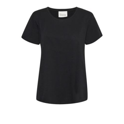 My Essential Wardrobe Ekologisk Bomull Svart T-shirt 09 Black, Dam