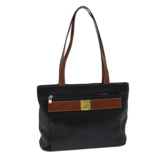 Celine Vintage Pre-owned Laeder totevskor Black, Dam