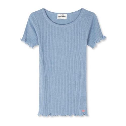 Mads Nørgaard Puderblå Trixy Top & T-shirt Blue, Dam