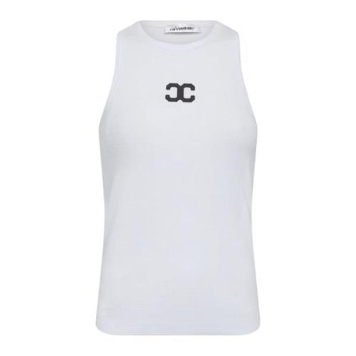 Co'Couture Sportig Tanktop med Logga White, Dam