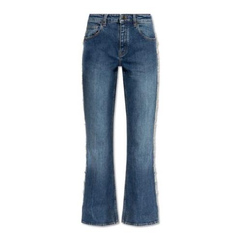 Zadig & Voltaire Rå kant jeans Vincente Blue, Dam