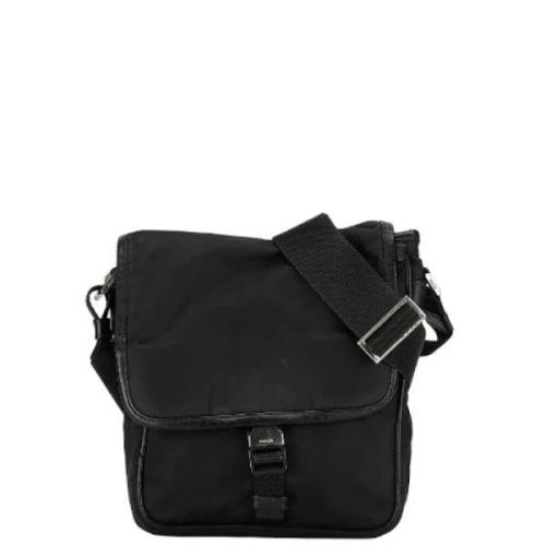 Prada Vintage Pre-owned Canvas prada-vskor Black, Dam