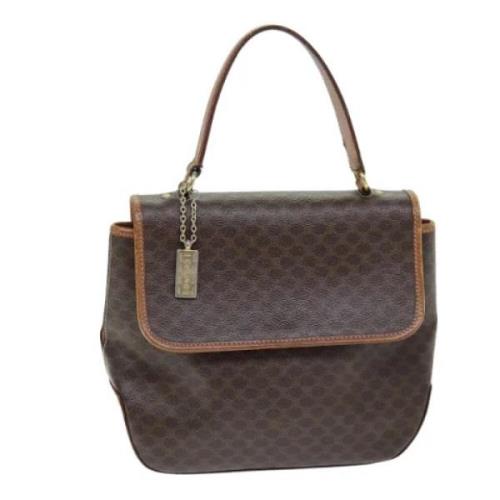 Celine Vintage Pre-owned Laeder handvskor Brown, Dam