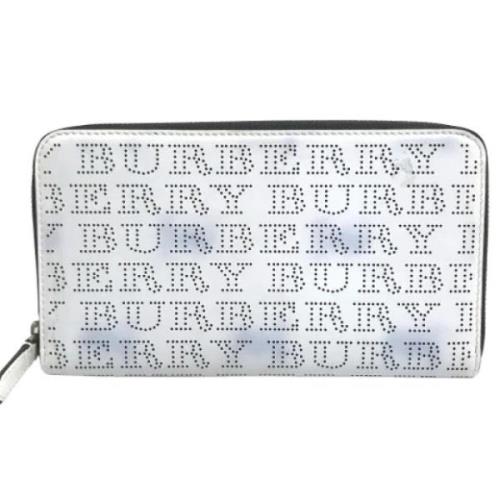 Burberry Vintage Pre-owned Laeder plnbcker White, Dam