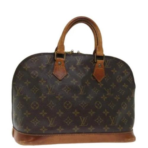 Louis Vuitton Vintage Pre-owned Canvas handvskor Brown, Dam