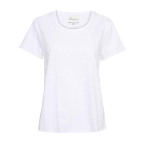 My Essential Wardrobe Ekologisk T-shirt Bright White White, Dam