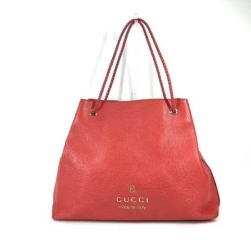 Gucci Vintage Pre-owned Laeder gucci-vskor Red, Dam