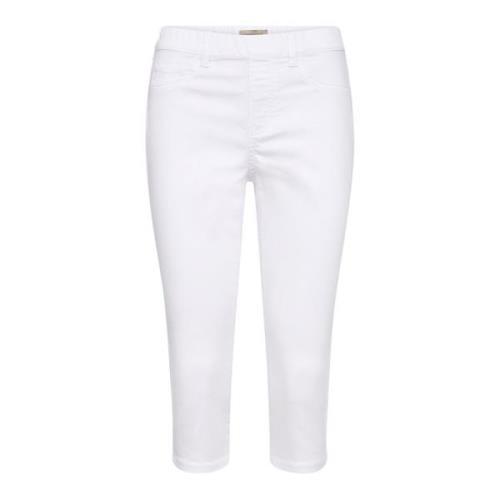 Soyaconcept Cropped Trousers White, Dam