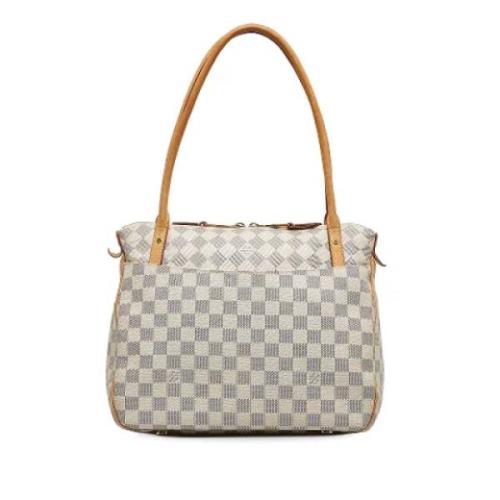 Louis Vuitton Vintage Pre-owned Canvas louis-vuitton-vskor White, Dam