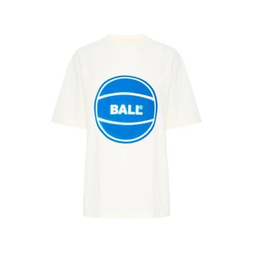 Ball Cirkel Tee Blus Off White White, Dam