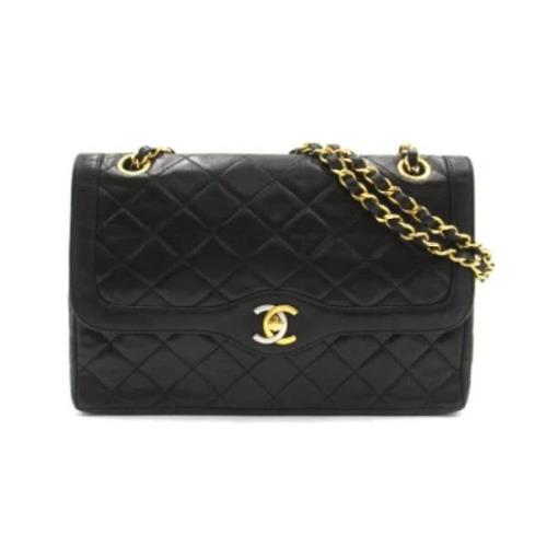 Chanel Vintage Pre-owned Laeder chanel-vskor Black, Dam