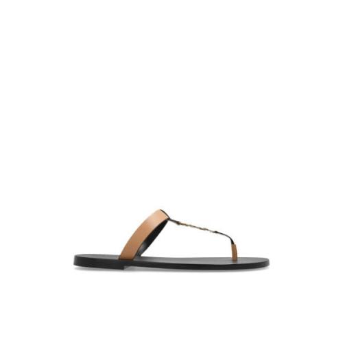 Saint Laurent Slides Masoil Vintage Brown, Herr