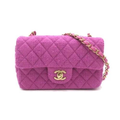 Chanel Vintage Pre-owned Laeder chanel-vskor Purple, Dam