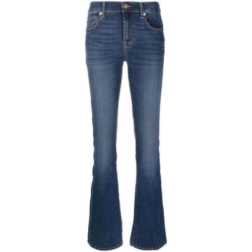 7 For All Mankind Bootcut B Air Duchess Mid Rise Jeans Blue, Dam