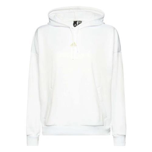 Adidas Sportkläder W Bluv Q4 Hd Hoodie White, Dam