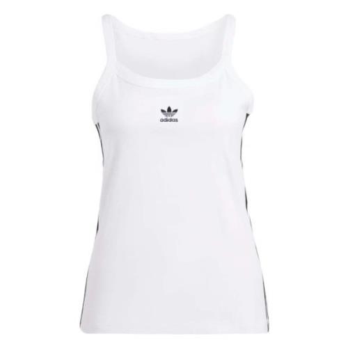 Adidas 3 S Tank Top White, Dam