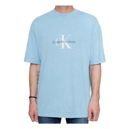 Calvin Klein Arkiv Monologo Tee T-shirt Blue, Herr